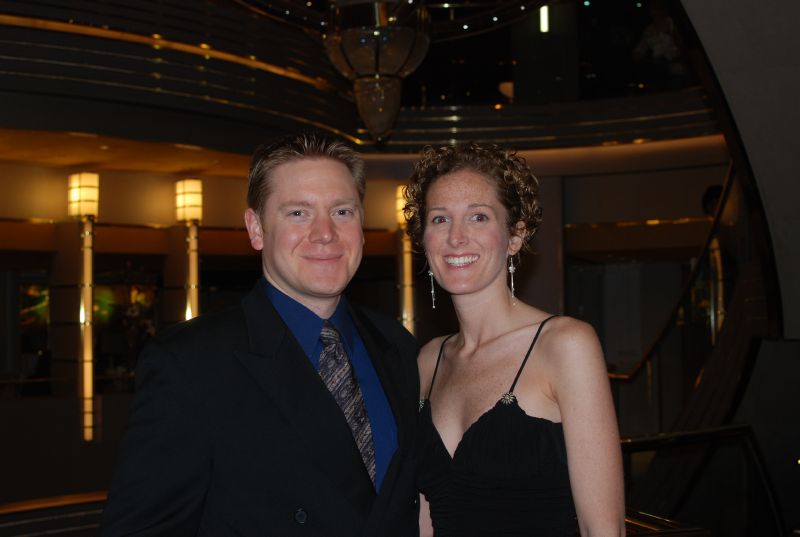 Kevin and Martha on the first formal night