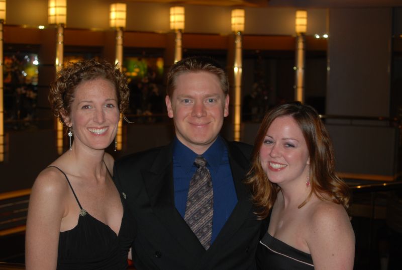 Martha, Kevin, and Holly on formal night