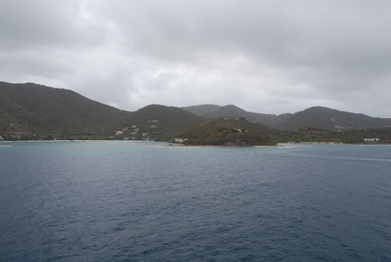 Tortola obviously wasn't as flat as Turks and Caicos.