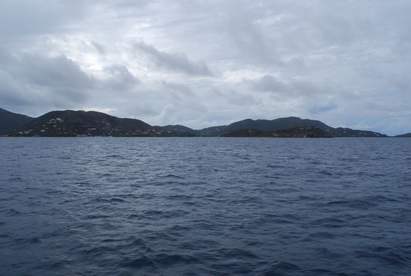 It is a small island and the house seems to cover almost half of it.