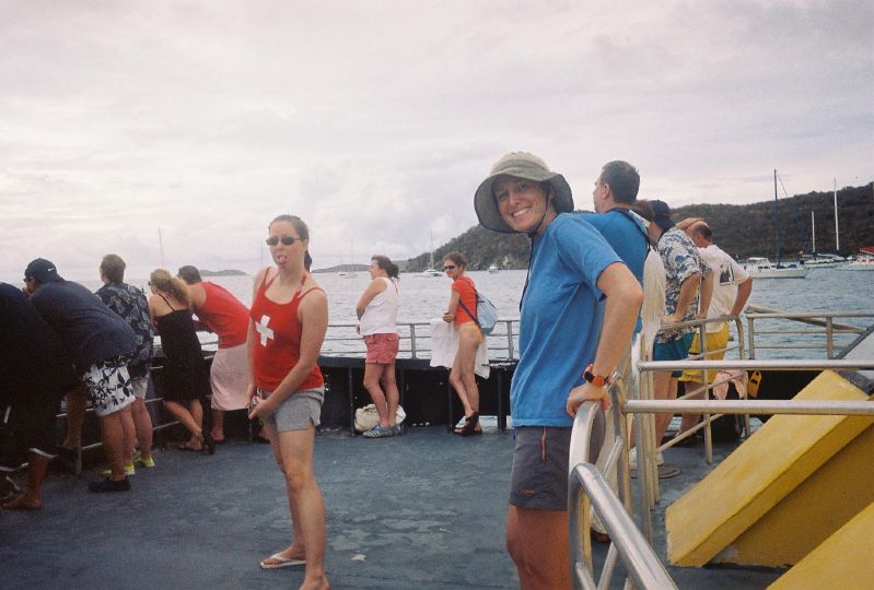 Martha and Holly glowing after a fantastic trip to The Baths.