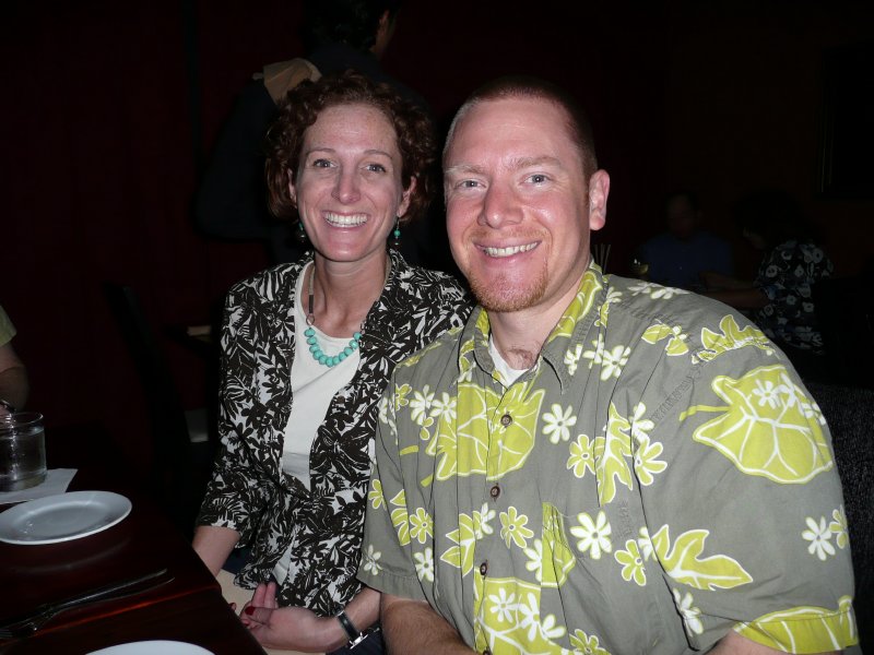 Kevin and Martha at Budatai in San Juan